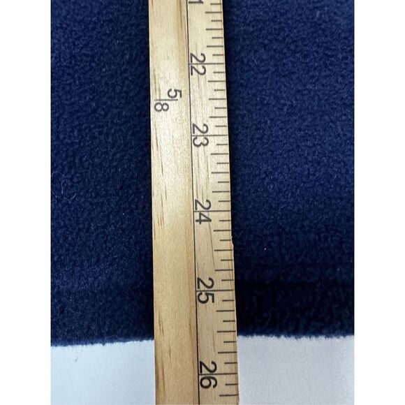 Hard Rock Cafe Cape Town Fleece Embroidered Pullover Size S 1/3 Zip Blue Green - Picture 9 of 10